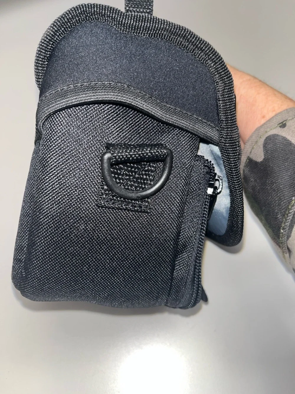 Samsonite Black and Gray Camera Crossbody Bag